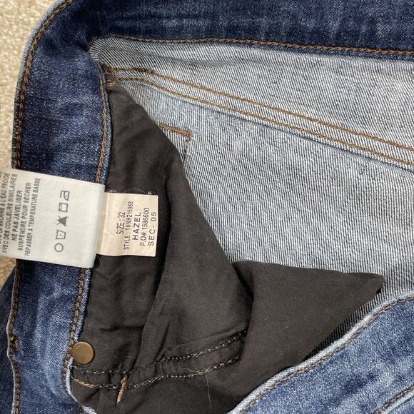 Joes Jeans Skinny Ankle Size 32 Blue Distressed Denim 27" Inseam 10-34 - Picture 5 of 8